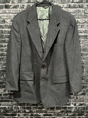 Joseph & Lyman Charcoal Grey 100% Cashmere Blazer Coat!